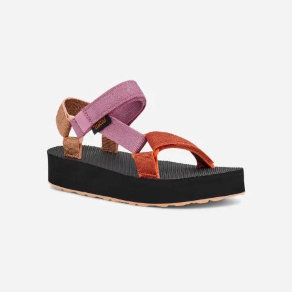 Teva Kids' Midform Universal Metallic Sandals Size 5 EUC!